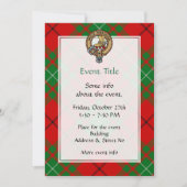 Clan MacAulay Crest Invitation (Devant)