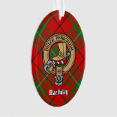 Clan MacAulay Crest sur l'ornement du Tartan (devant)