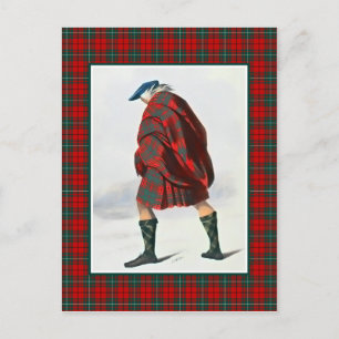 Clan MacAulay  Illustratie Tartan Lijst Briefkaart