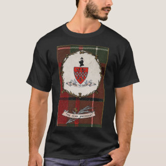 Clan MacAulay  Tartan Crest Badge T-shirt