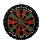 Clan MacAulay Tartan Dart Board Dartbord (Voorkant)