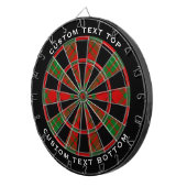 Clan MacAulay Tartan Dart Board Dartbord (Voorkant Rechts)