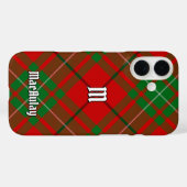 Clan MacAulay Tartan Hoesje-Mate iPhone Case (Achterkant (horizontaal))