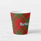 Clan MacAulay Tartan Latte Mok (Voorkant)