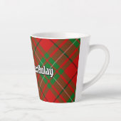Clan MacAulay Tartan Latte Mug (Droite)