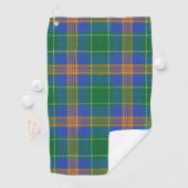 Clan MacAuliffe McAuliffe Irish Tartan Golfhanddoek (Insitu)