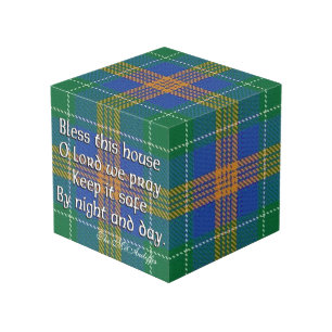 Clan MacAuliffe McAuliffe Tartan House Blessing Kubus
