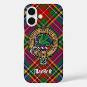 Clan MacBeth Crest Coque-Mate coque iphone (Verso)