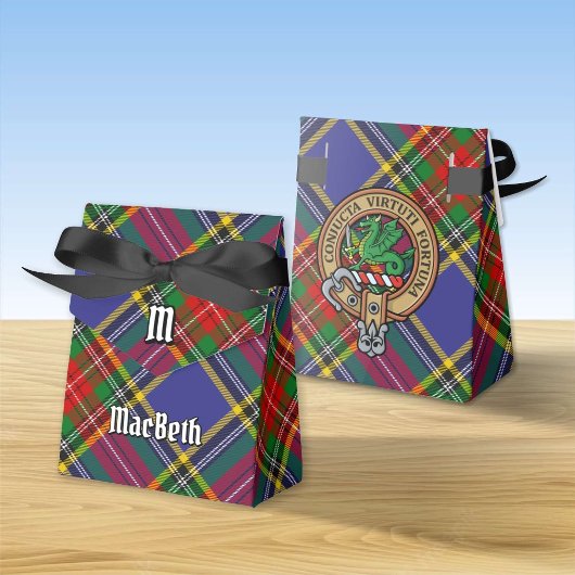 Clan MacBeth Crest Favor Box Bedankdoosjes