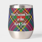 Clan MacBeth Crest sur Tartan (Arrière)