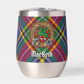 Clan MacBeth Crest sur Tartan (Avant)
