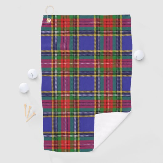 Clan MacBeth Scottish Tartan Golfhanddoek (Insitu)