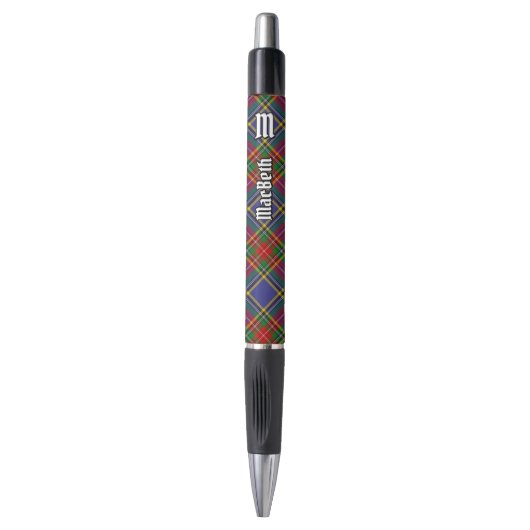 Clan MacBeth Stylo Tartan (Devant (Vertical))
