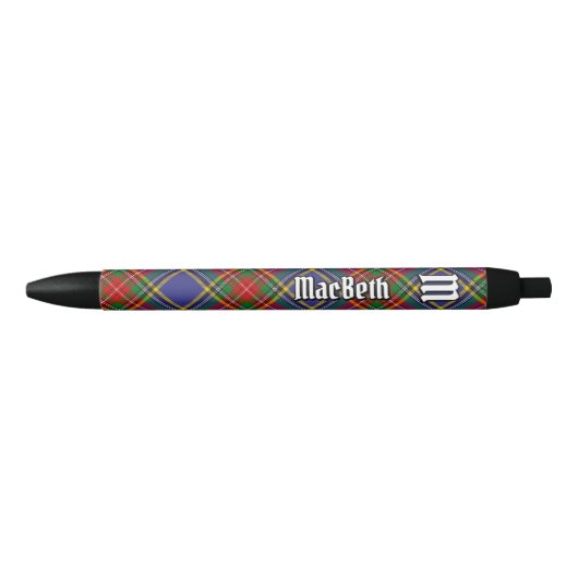 Clan MacBeth Stylo Tartan (Devant)