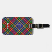 Clan MacBeth Tartan Bagagelabel (Voorkant horizontaal)