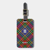 Clan MacBeth Tartan Bagagelabel (Voorkant verticaal)