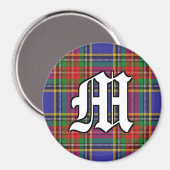 Clan MacBeth Tartan Betanspelden Magneet (Voorkant / Achterkant)