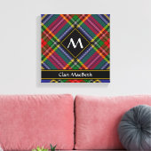 Clan MacBeth Tartan Canvas afdrukken (Insitu (Woonkamer))