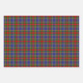 Clan MacBeth Tartan Envelopper les feuilles de pap (Devant)