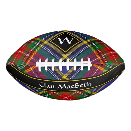 Clan MacBeth Tartan Football (Voorkant)
