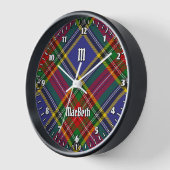 Clan MacBeth Tartan Grande horloge (Angle)