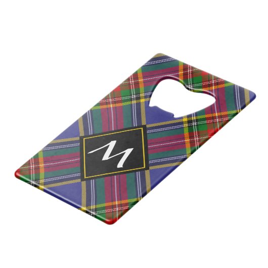 Clan MacBeth Tartan Ouverture de bouteille de cart (Devant Angle)