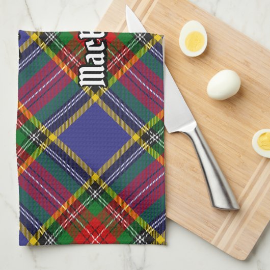 Clan MacBeth Tartan Serviette de cuisine (Quart Plié)