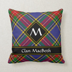 Clan MacBeth Tartan Sierkussen