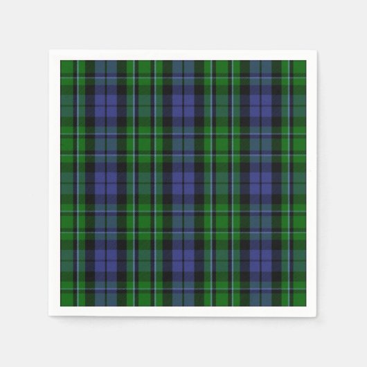 Clan MacCallum Tartan Servetten (Voorkant)