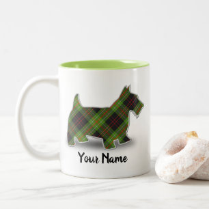 Clan MacDiarmid Tartan Scottish Terrier Tweekleurige Koffiemok