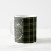 Clan MacDiarmid Tartan Shield Crossed Swords Koffiemok (Voorkant links)