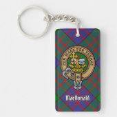 Clan MacDonald Crest AcrylSleutelhanger Sleutelhanger (Voorkant)