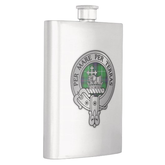 Clan MacDonald Crest Flask Flacon (Rechts)