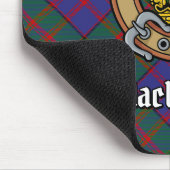 Clan MacDonald Crest over Tartan Muismat (Hoek)
