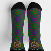 Clan MacDonald Crest over Tartan Socks Sokken (Top)