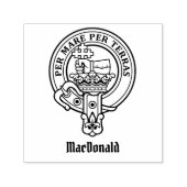 Clan MacDonald Crest Self-Inking Stamp Zelfinktende Stempel (Design)