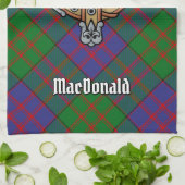 Clan MacDonald Crest Serviette de cuisine (Plié)