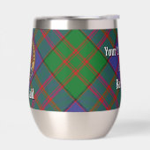 Clan MacDonald Crest sur Tartan (Gauche)