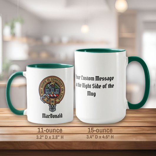 Clan MacDonald de Clanranald Crest Mug
