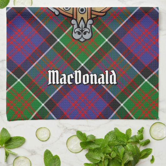 Clan MacDonald de Clanranald Crest Serviette de cu (Plié)