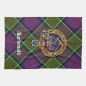 Clan MacDonald de Clanranald Crest Serviette de cu (Horizontal)