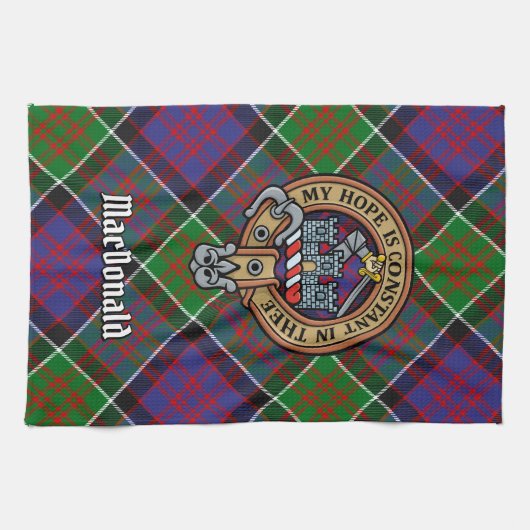 Clan MacDonald de Clanranald Crest Serviette de cu (Horizontal)