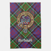 Clan MacDonald de Clanranald Crest Serviette de cu (Vertical)