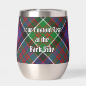 Clan MacDonald de Clanranald Crest sur Tartan (Arrière)