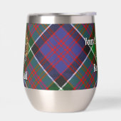 Clan MacDonald de Clanranald Crest sur Tartan (Gauche)