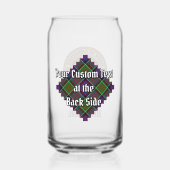Clan MacDonald de Clanranald Crest sur Tartan (Verso)