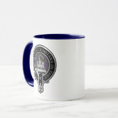 Clan MacDonald de Clanranald Crest & Tartan Mug (Devant gauche)