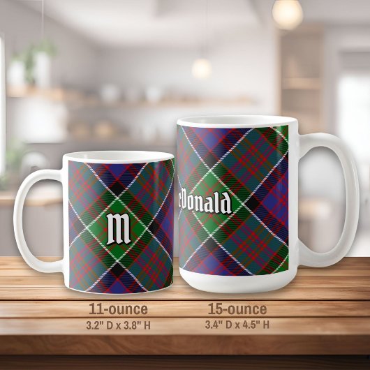 Clan MacDonald de Clanranald Tartan Coffee Mug