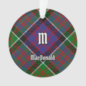 Clan MacDonald de Clanranald Tartan Ornament (devant)
