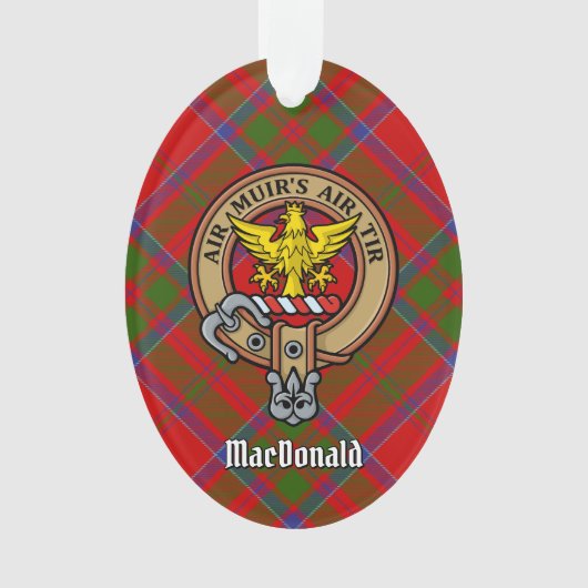 Clan MacDonald de Keppoch Crest Ornament (devant)